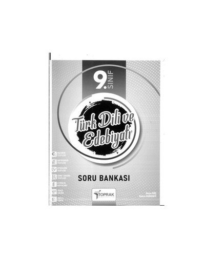 TÜRK DİLİ VE EDEBİYATI SORU BANKASI YKS Fotokopi