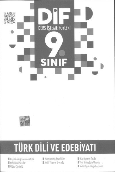 DERS İŞLEME FÖYLERİ TÜRK DİLİ VE EDEBİYAT YKS Fotokopi