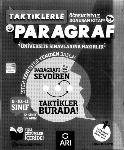 TAKTİKLERLE PARAGRAF ÜNİVERSİTE SINAVLARINA HAZIRLIK YKS Fotokopi