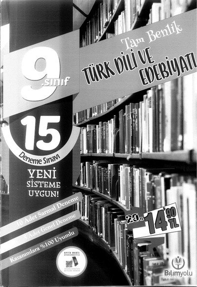 TAM BENLİK TÜRK DİLİ VE EDEBİYATI 15 DENEME SINAVI YKS Fotokopi