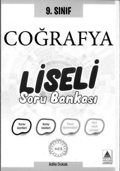 COĞRAFYA LİSELİ SORU BANKASI YKS Fotokopi