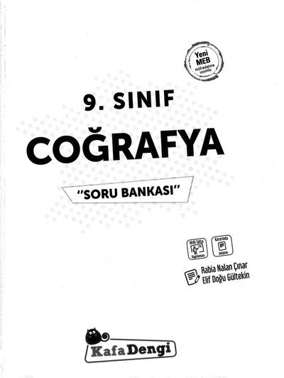 COĞRAFYA SORU BANKASI YKS Fotokopi
