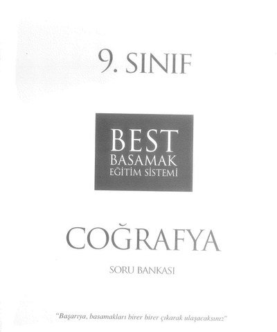 COĞRAFYA SORU BANKASI YKS Fotokopi