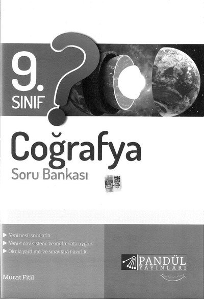 COĞRAFYA SORU BANKASI YENİ NESİL SORULAR YKS Fotokopi
