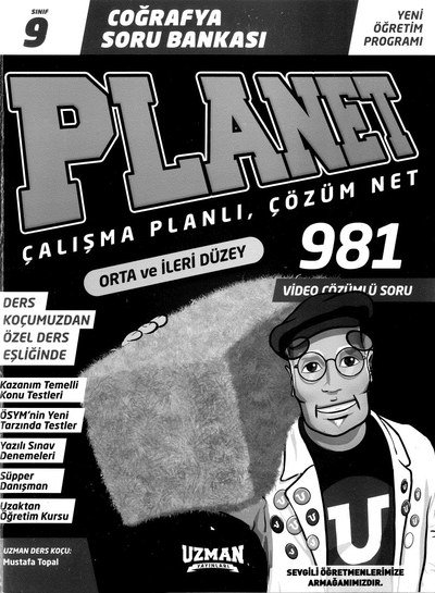 COĞRAFYA SORU BANKASI PLANET ÇALIŞMA PLANLI ÇÖZÜM NET 981 SORU YKS Fotokopi
