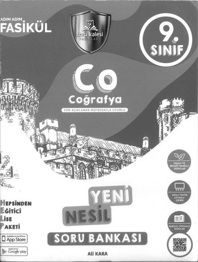 CO COĞRAFYA ADIM ADIM FASİKÜL YENİ NESİL SORU BANKASI YKS Fotokopi