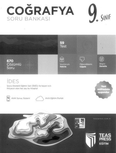 COĞRAFYA SORU BANKASI 670 ÇÖZÜMLÜ SORU YKS Fotokopi