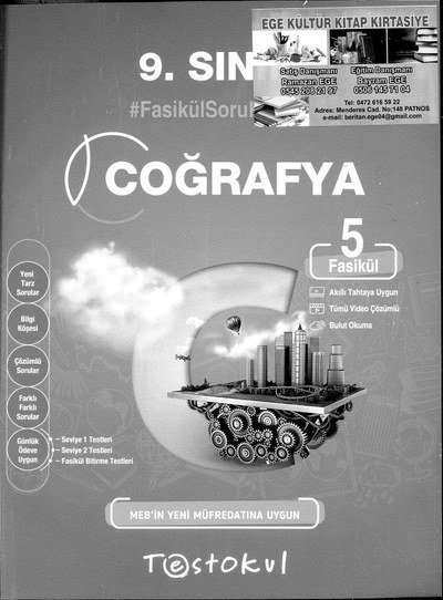 COĞRAFYA FASİKÜL SORU BANKASI YKS Fotokopi