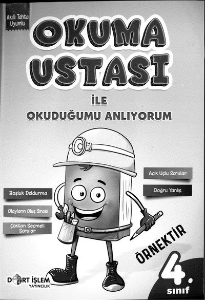 OKUMA USTASI İLE OKUDUĞUMU ANLIYORUM YKS Fotokopi