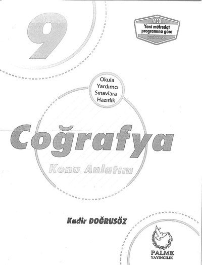 COĞRAFYA KONU ANLATIMLI YKS Fotokopi