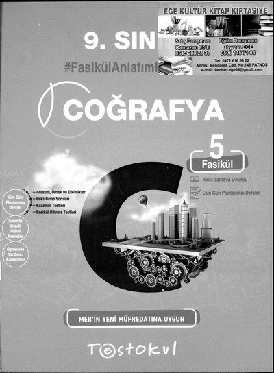 COĞRAFYA FASİKÜL ANLATIM BANKASI YKS Fotokopi