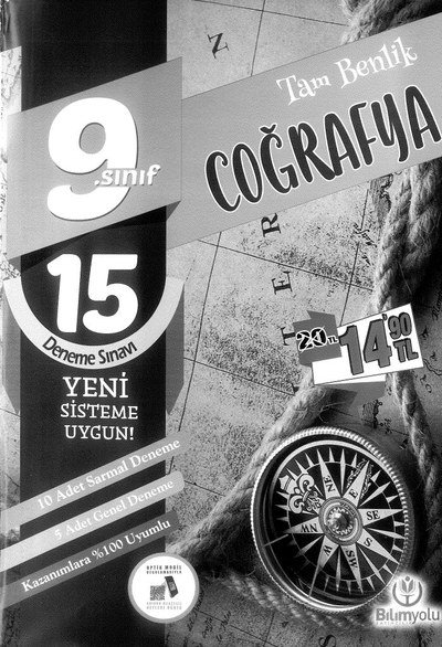 TAM BENLİK COĞRAFYA 15 DENEME SINAVI YKS Fotokopi