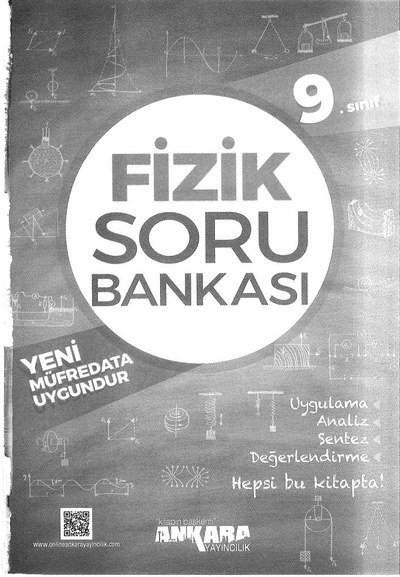 FİZİK SORU BANKASI UYGULAMA ANALİZ SENTEZ DEĞERLENDİRME YKS Fotokopi