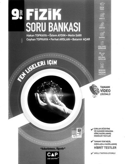 FİZİK SORU BANKASI FEN LİSELERİ İÇİN YKS Fotokopi