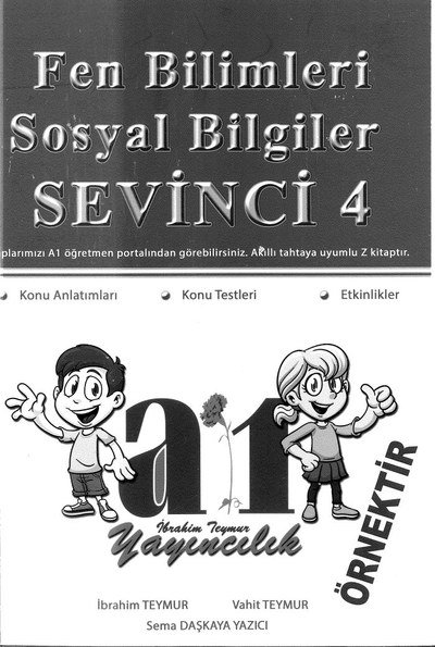 FEN BİLİMLERİ SOSYAL BİLGİLER SEVİNCİ YKS Fotokopi