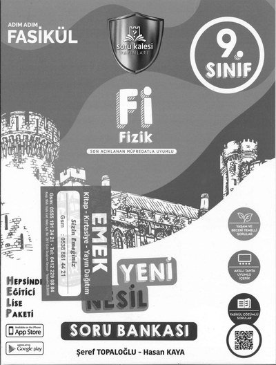 Fİ FİZİK YENİ NESİL SORU BANKASI ADIM ADIM FASİKÜL YKS Fotokopi