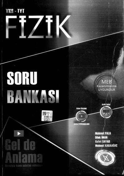 YKS - TYT FİZİK SORU BANKASI YKS Fotokopi