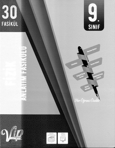 30 FASİKÜL FİZİK ANLATIM FASİKÜLÜ YKS Fotokopi