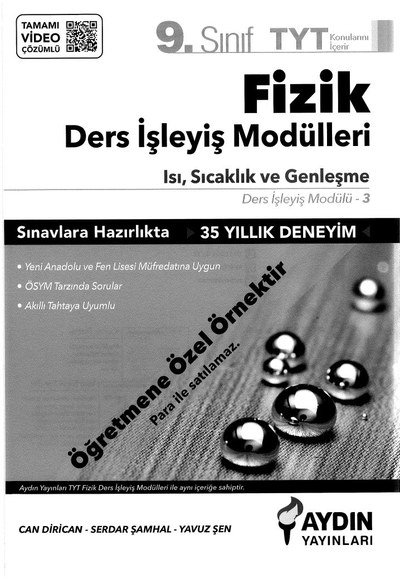 FİZİK DERS İŞLEYİŞ MODÜLLERİ ISI SICAKLIK VE GENLEŞME YKS Fotokopi