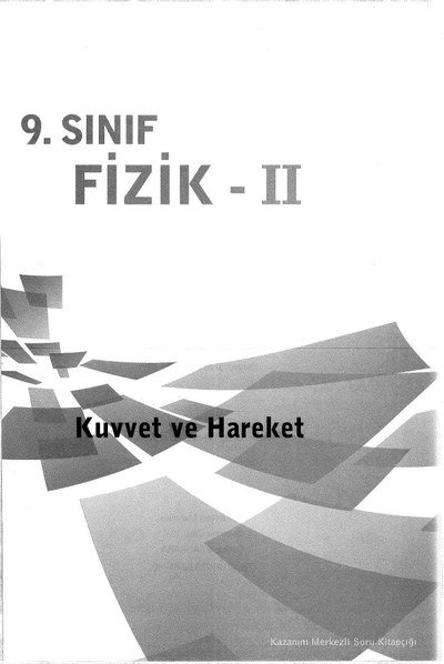 FİZİK 2 KUVVET VE HAREKET YKS Fotokopi