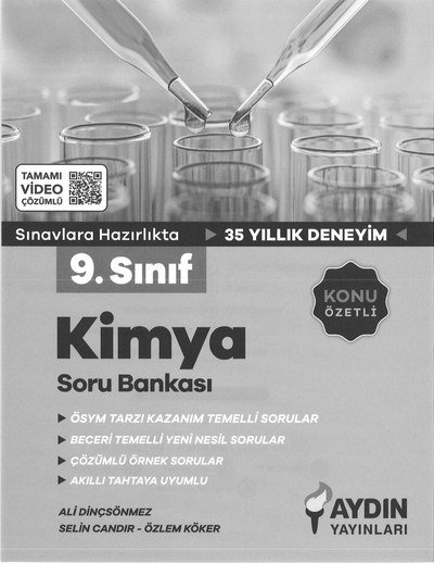 KİMYA SORU BANKASI KONU ÖZETLİ YKS Fotokopi