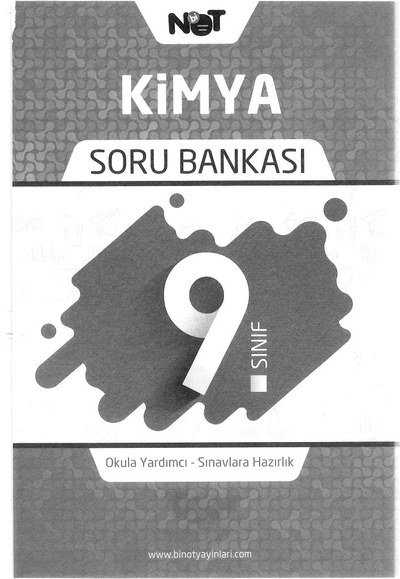 KİMYA SORU BANKASI YKS Fotokopi
