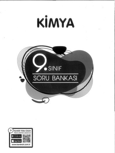KİMYA SORU BANKASI YKS Fotokopi