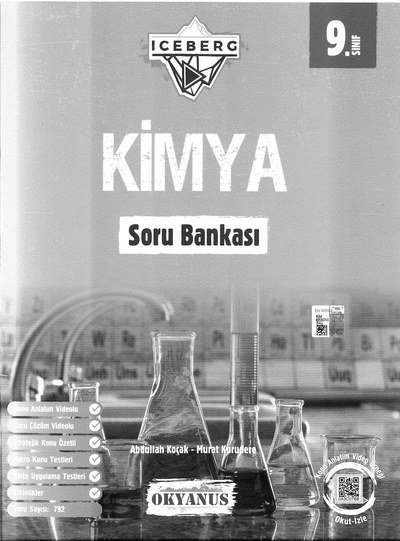 KİMYA SORU BANKASI ICEBERG YKS Fotokopi
