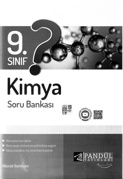 KİMYA SORU BANKASI YKS Fotokopi
