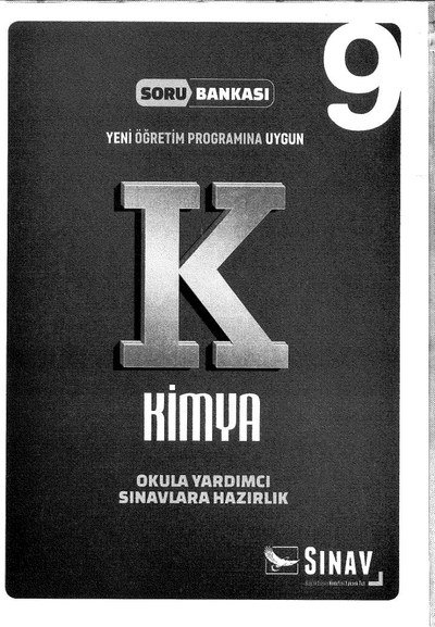 KİMYA OKULA YARDIMCI SINAVLARA HAZIRLIK YKS Fotokopi