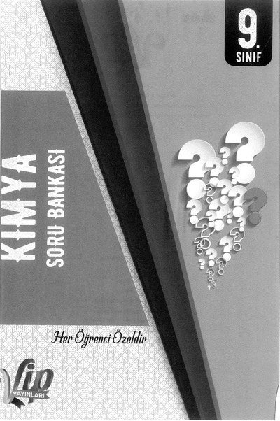 KİMYA SORU BANKASI YKS Fotokopi