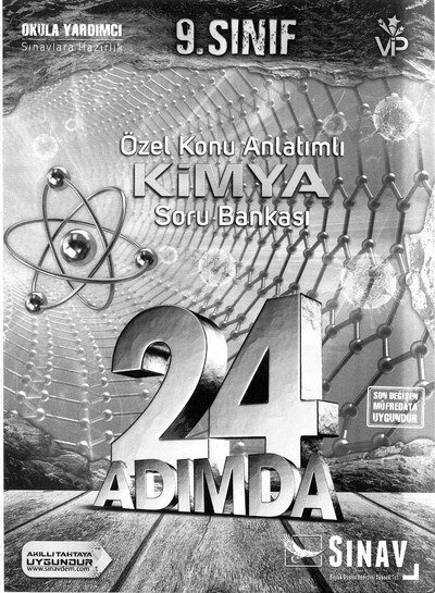 ÖZEL KONU ALATIMLI KİMYA SORU BANKASI YKS Fotokopi
