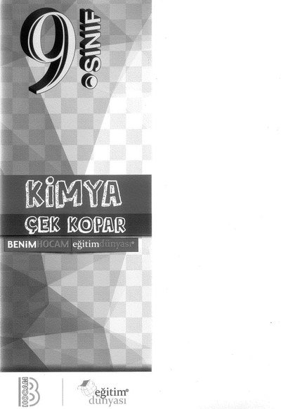 KİMYA ÇEK KOPAR EĞİTİM DÜNYASI YKS Fotokopi