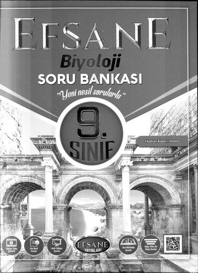 EFSANE BİYOLOJİ SORU BANKASI YKS Fotokopi