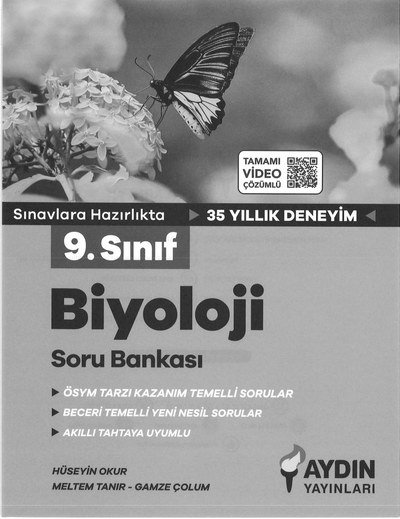BİYOLOJİ SORU BANKASI 35 YILLIK DENEYİM YKS Fotokopi