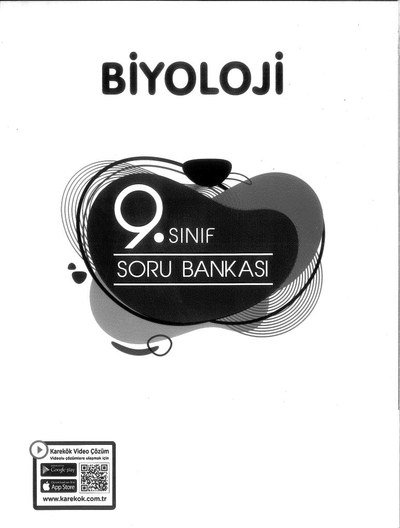 BİYOLOJİ SORU BANKASI YKS Fotokopi