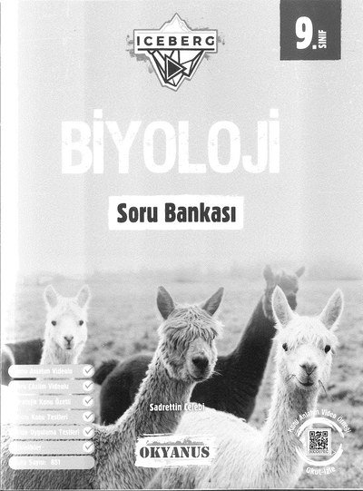 BİYOLOJİ SORU BANKASI ICEBERG YKS Fotokopi