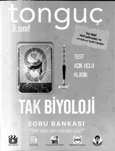 TAK BİYOLOJİ SORU BANKASI YKS Fotokopi