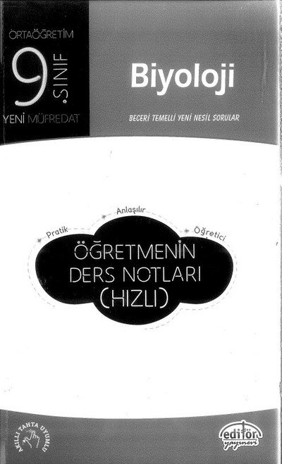 BİYOLOJİ ÖĞRETMENİN DERS NOTLARI (HIZLI) YKS Fotokopi