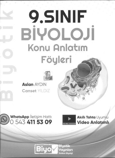 BİYOLOJİ KONU ANLATIM FÖYLERİ YKS Fotokopi