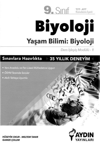 BİYOLOJİ YAŞAM BİLİMİ: BİYOLOJİ YKS Fotokopi
