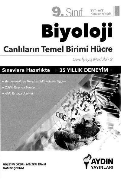 BİYOLOJİ CANLILARIN TEMEL BİRİMİ HÜCRE YKS Fotokopi