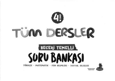 TÜM DERSLER BECERİ TEMELLİ SORU BANKASI YKS Fotokopi