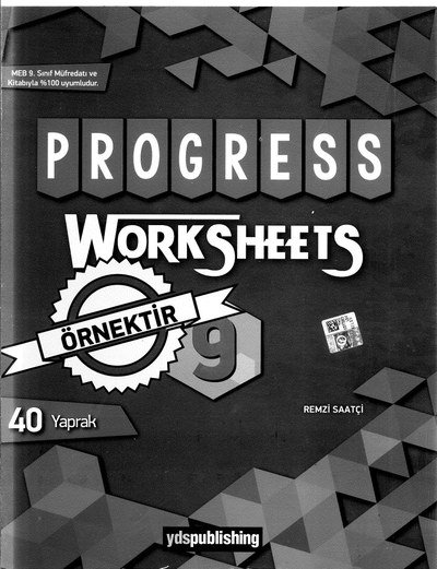 PROGRESS WORKSHEETS 40 YAPRAK YKS Fotokopi