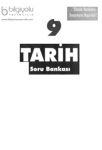TARİH SORU BANKASI YKS Fotokopi