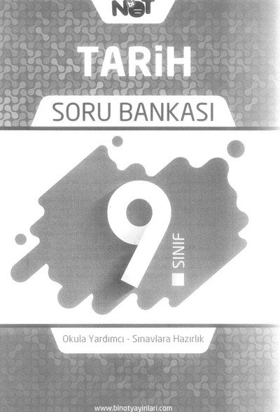 TARİH SORU BANKASI OKULA YARDIMCI SINAVLARA HAZIRLIK YKS Fotokopi