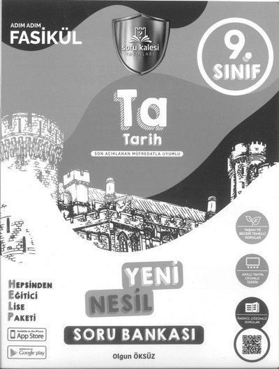 TARİH SON AÇIKLANAN MÜFREDATLA UYUMLU YENİ NESİL SORU BANKASI YKS Fotokopi