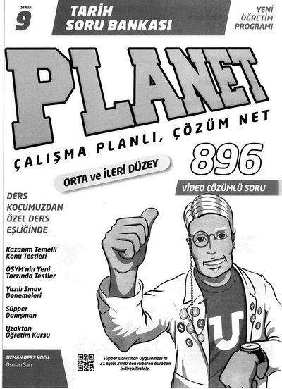 TARİH SORU BANKASI PLANET ÇALIŞMA PLANLI ÇÖZÜM NET YKS Fotokopi