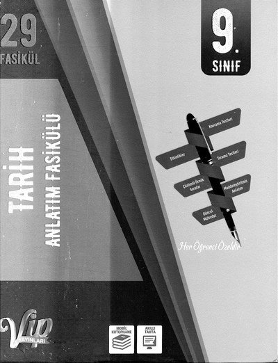 29 FASİKÜL TARİH ANLATIM FASİKÜLÜ YKS Fotokopi
