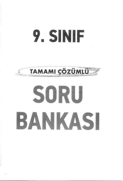 TAMAMI ÇÖZÜMLÜ SORU BANKASI YKS Fotokopi